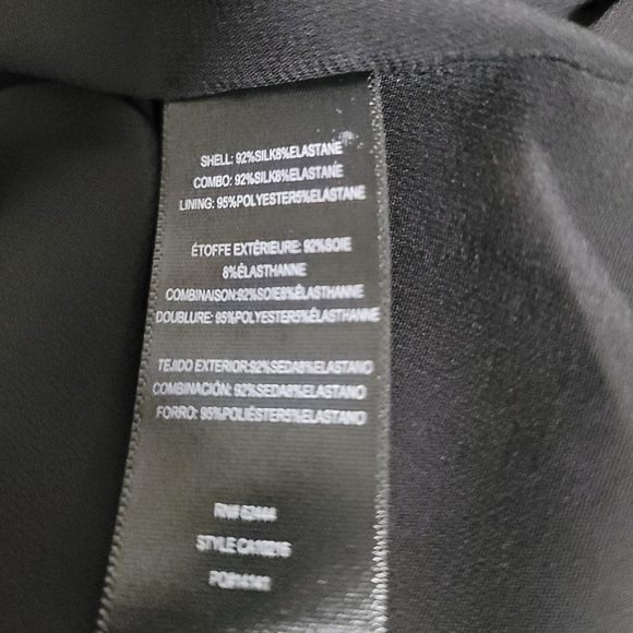 New Nicole Miller Collection Francha Strappy Pink Multi Silk Dress Asymmetric 2 - Picture 16 of 16